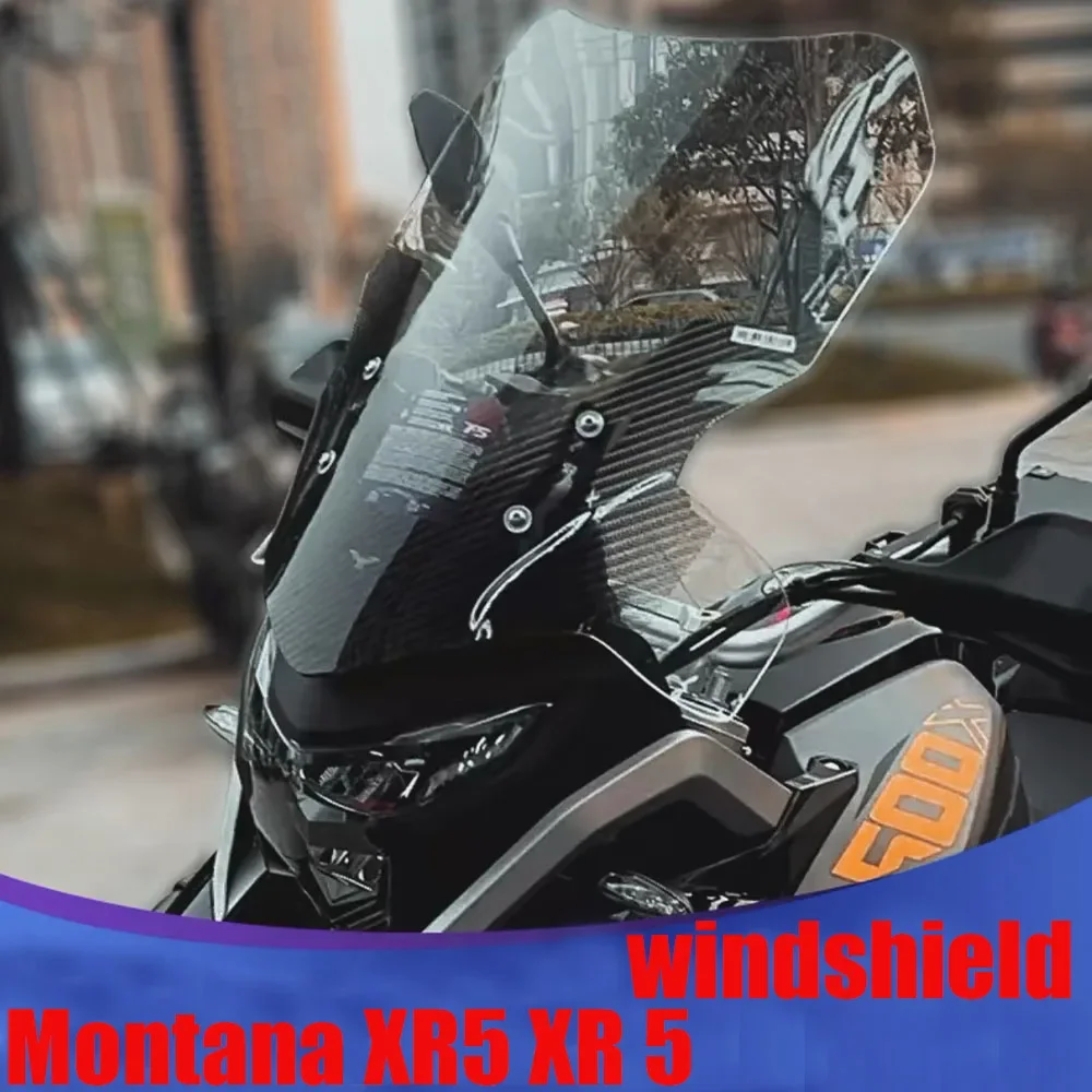 

High Quality Motorcycle Windshield Windscreen for Colove KY400X KY500X KY 500X KY 400X for Montana XR5 XR 5