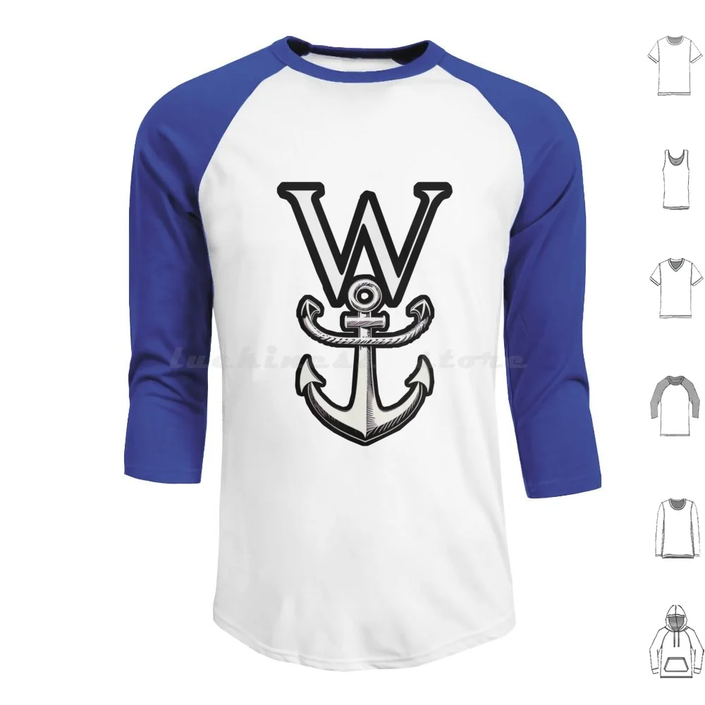 W Anchor Meaning ( Dont Be A W Anchor ) Hoodies Long Sleeve W Anchor Anchor Dont Be A W Anchor Funny Rude You Are W