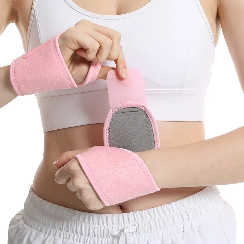 1 pçs esporte pulseira de compressão de náilon bandagem respirável levantamento de peso tenis ginásio treinamento suporte de pulso mão cinta cintas