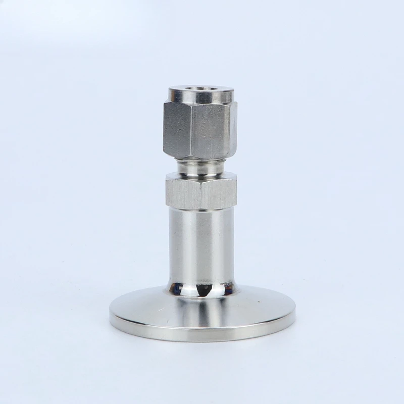 

304 stainless steel KF vacuum card sleeve straight pipe joint chuck card sleeve 16 25 40 50 1 4 3/8