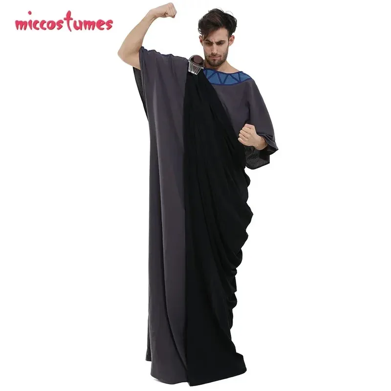 أزياء CyMiccostumes للرجال التأثيرية للإله اليوناني أزياء تنكرية للرجال لأزياء الهالوين التنكرية