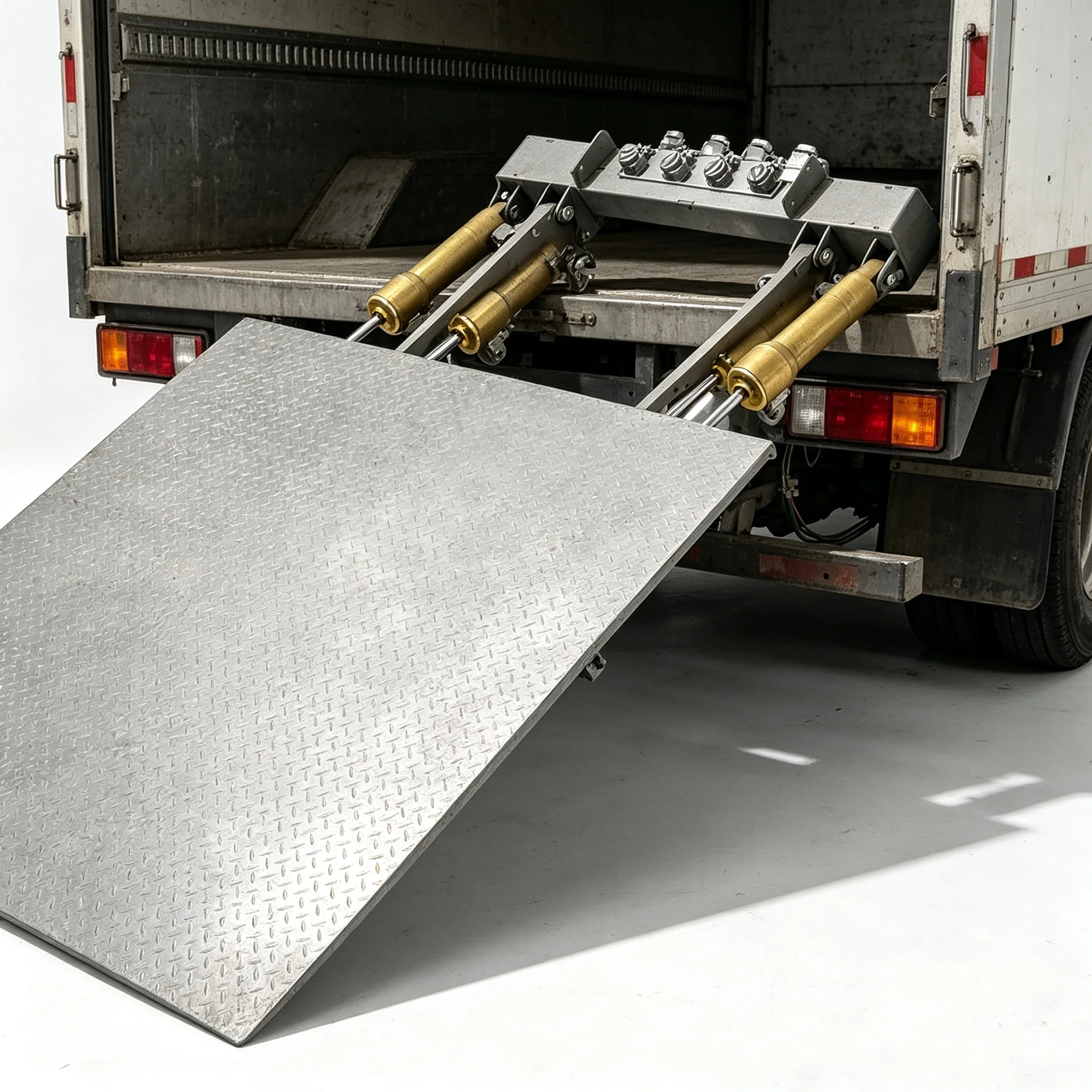 RC 1/14 Metal Tail Plate for Tamiya Hydraulic Excavator Loader Dump Truck for SCANIA MAN VOLVO Trailer Tipper DIY Parts