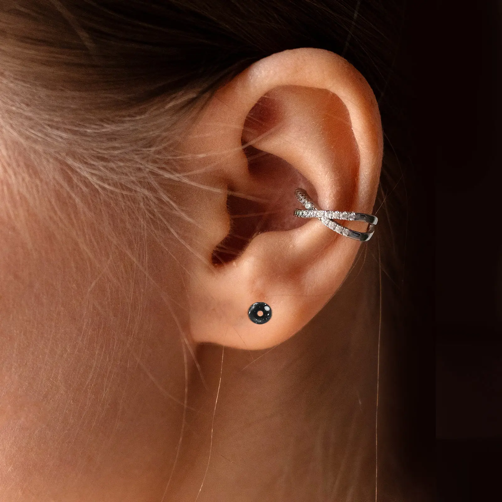 8 Pcs Ear Expander Jewelry Tunnel Plugs Stretchers Piercing Double Flared Tunnels