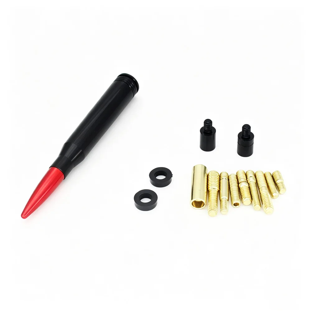 Car Modified Bullet Antenna Off-road Vehicle Antenna Roof Decorative Aerial Auto Exterior Accessories