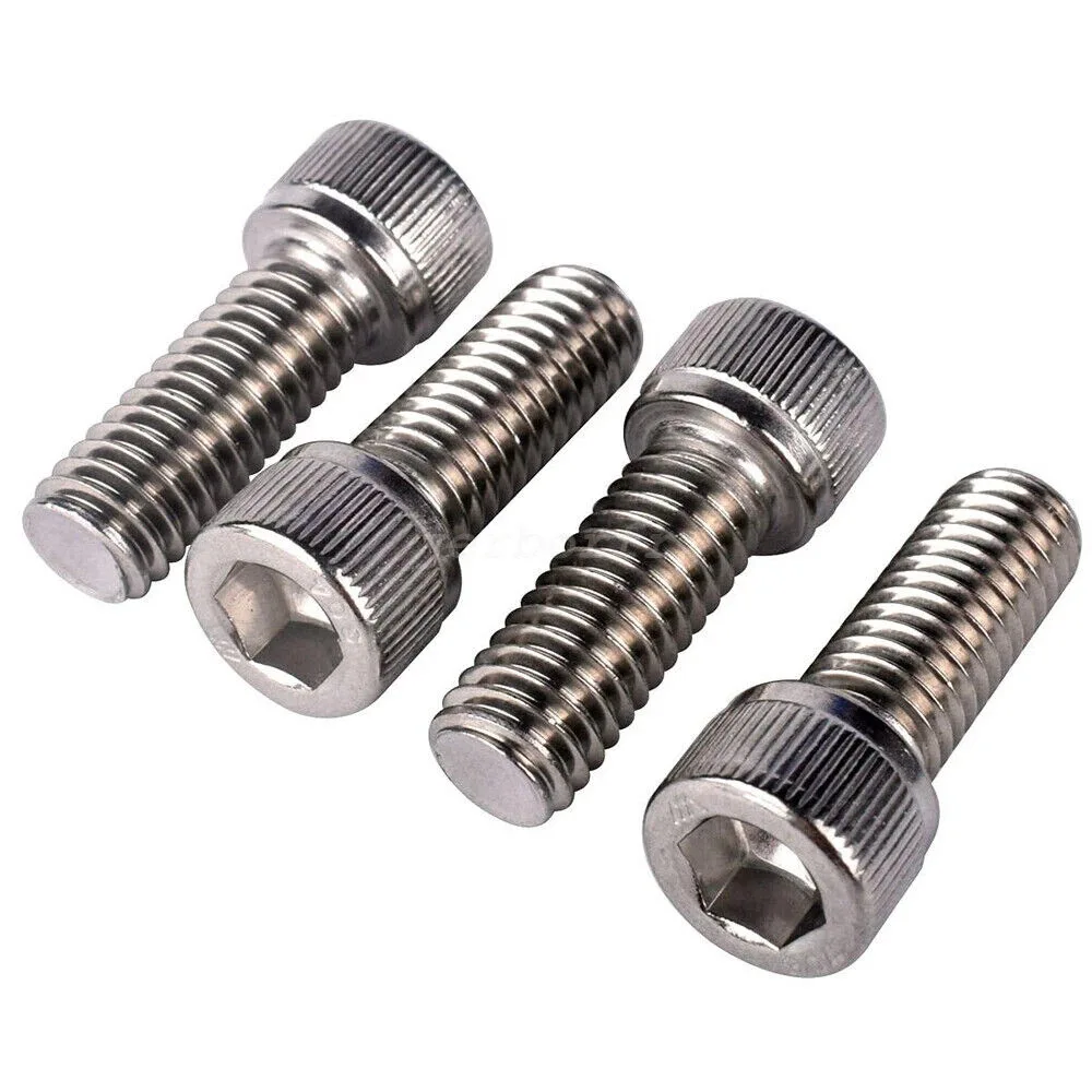 

400pcs M2 M3 304 Stainless Steel Hexagon Hex Socket Cap Head Screw Bolt Nut Set Cylindrical Head Internal Hexagonal Nut Screws