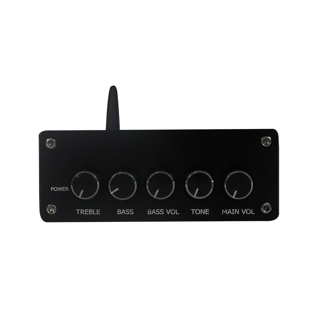 Bluetooth Stereo Audio Amplifier 2.1 Channel Receiver Class D Mini Hi-Fi Integrated Digital Amplifier with 24V, 6A Power supply