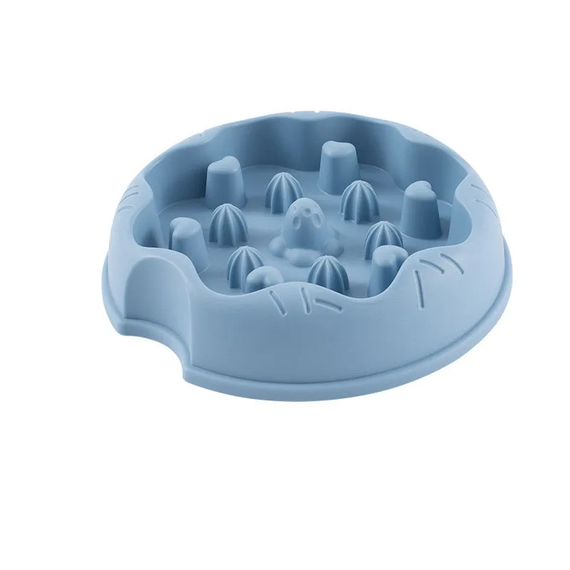 Cartoon Slow Feeder Honden- en Kattenvoederbak Anti-verstikking Anti-kantelen Grote capaciteit Voederbak voor huisdieren Antislip Leuk ontwerp Huisdierbenodigdheden voor
