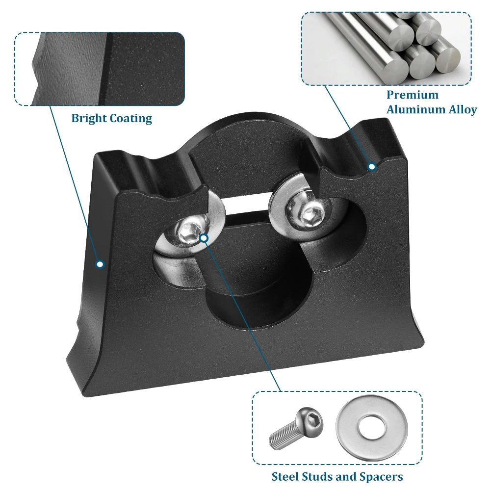 Limitador de bagageira da liga de alumínio, trava traseira, Stop Bumper Kits para Jeep Wrangler JK, JL 2007-2023, acessórios exteriores