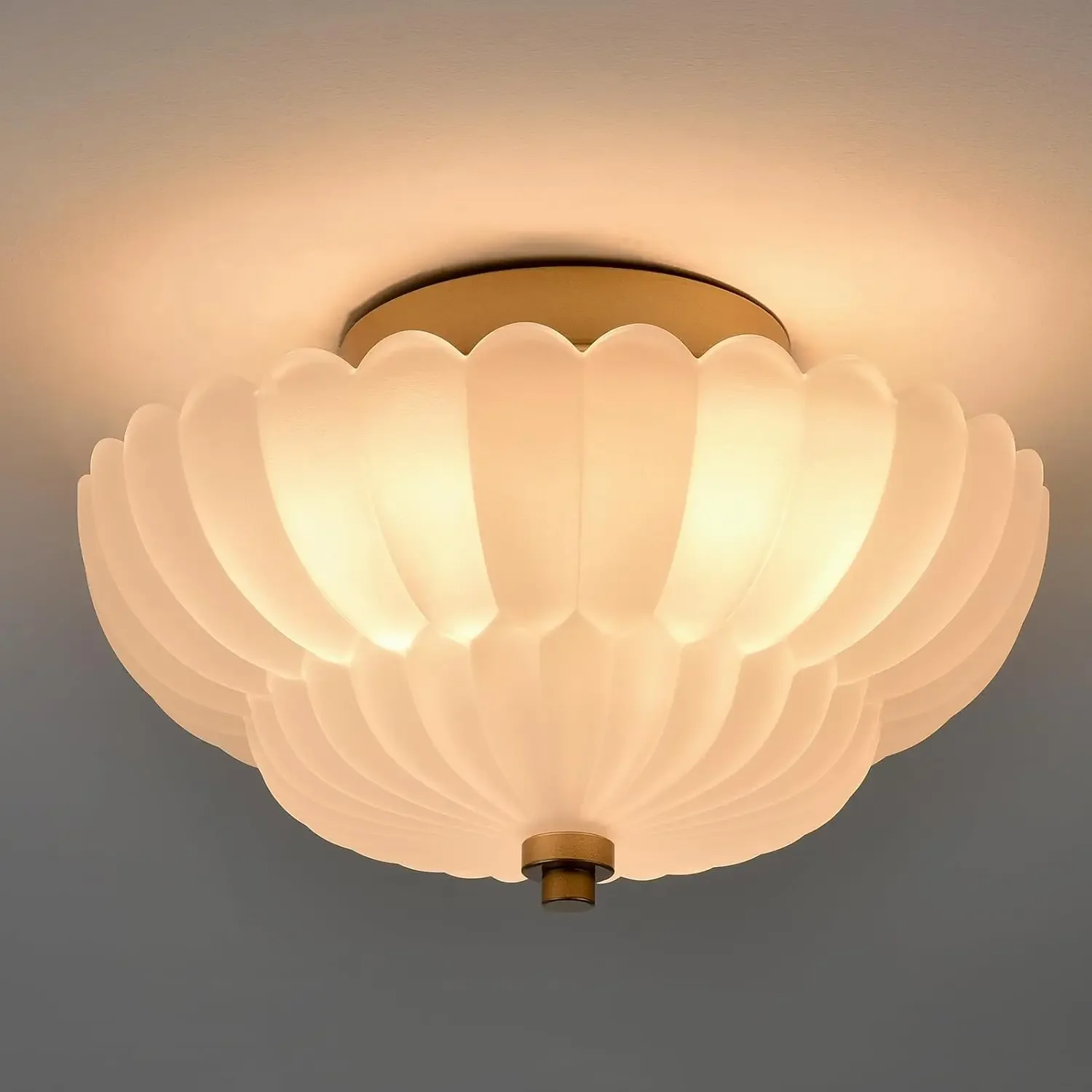 

Gold Flush Mount Ceiling Light Fixture Modern Semi Flush Mount Ceiling Light Vinatge Close to Ceiling for Bathroom Bedroom Entry