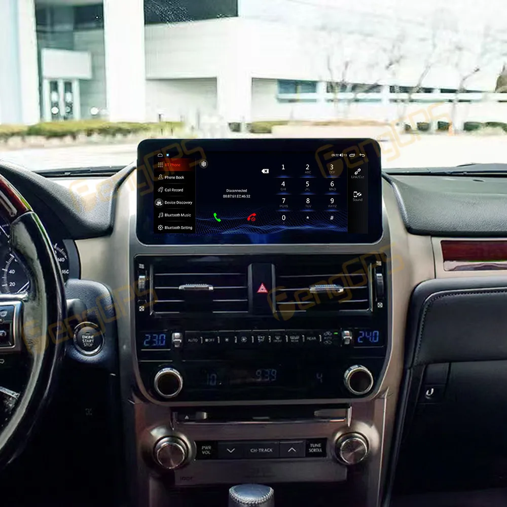 

10,25-дюймовый автомобильный радиоприемник CarPlay Android 13 для Lexus GX460 2010-2019, мультимедийный плеер с сенсорным экраном, GPS-навигация, головное устройство DSP