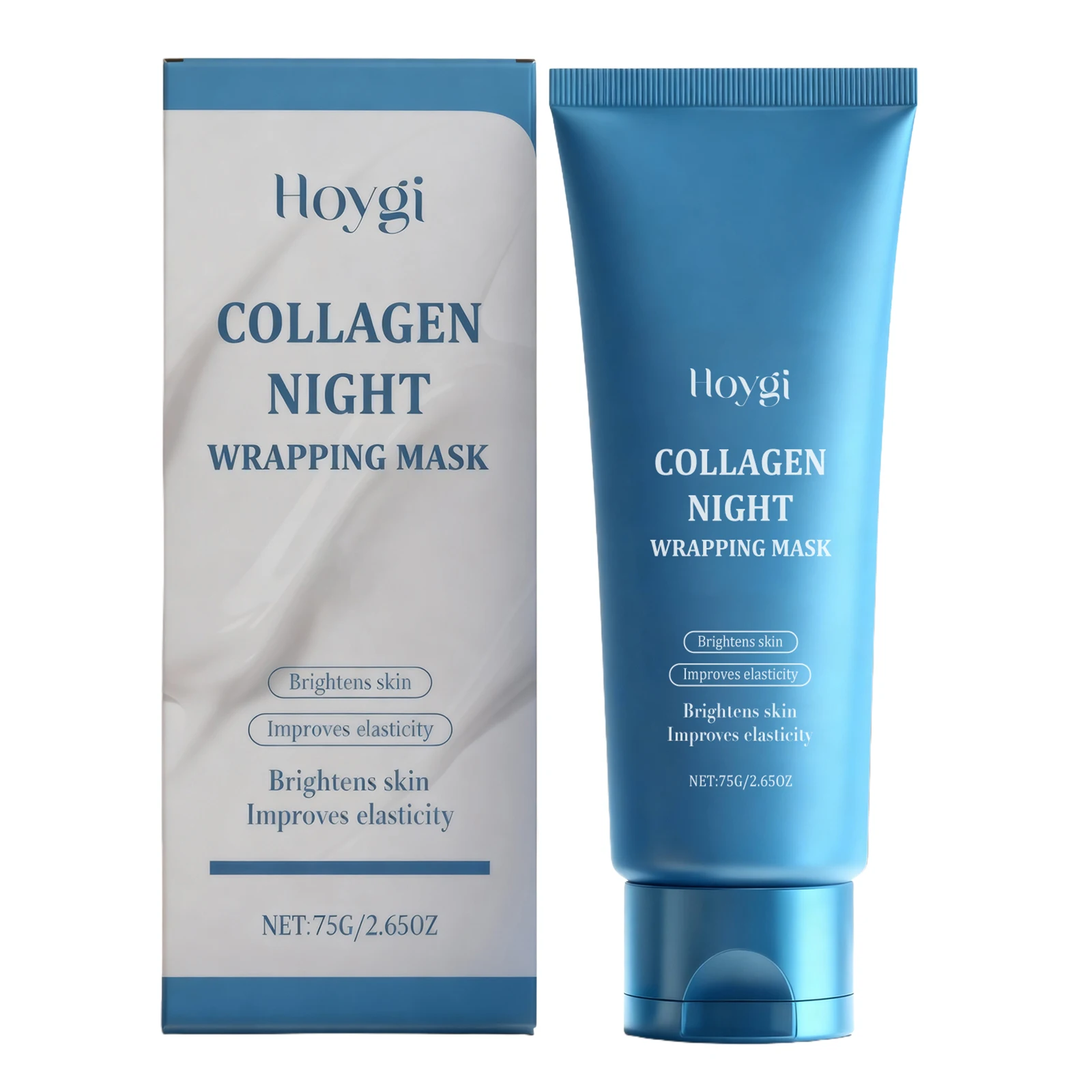 Collagen Night Wrapping Mask Brightens Skin Improves Elasticity Firm Sagging Skin Reduce Dullness Strengthen Skin Foundation