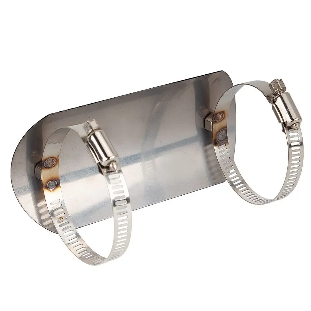 Stainless Steel Mid Pipe Heat Shield High Temp Resistant Mid Section Coverage Motorcycle Heat Guard Exhaust Shield Cover