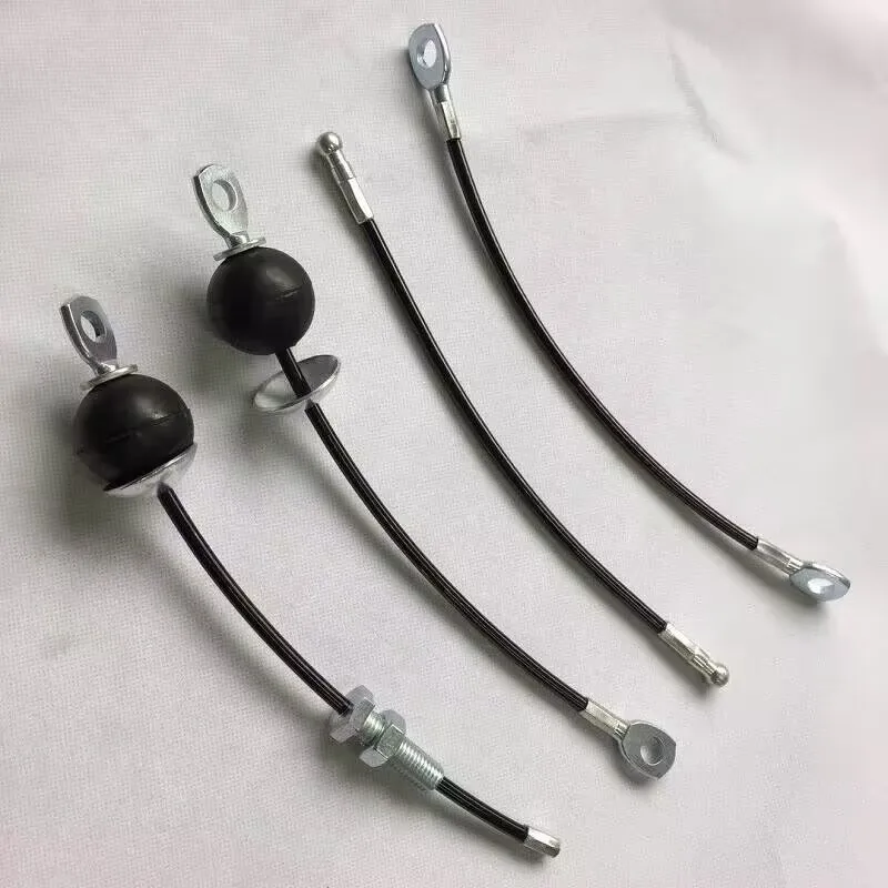 Cuerda de alambre recubierta de PU para máquina de cables, piezas de sistema de polea de gimnasio en casa DIY de alta resistencia para entrenamiento Lat Pull Down, Triceps, bíceps y espalda