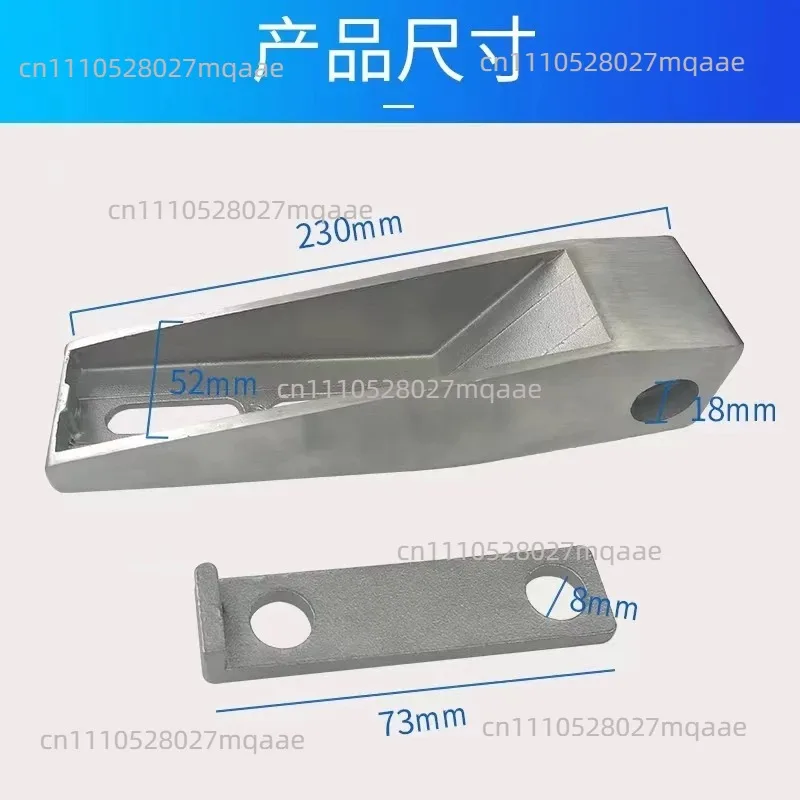 Cold storage sliding door rail hanger stainless steel lightweight hanging wheel sliding door, upper regulating wheel fixed parts