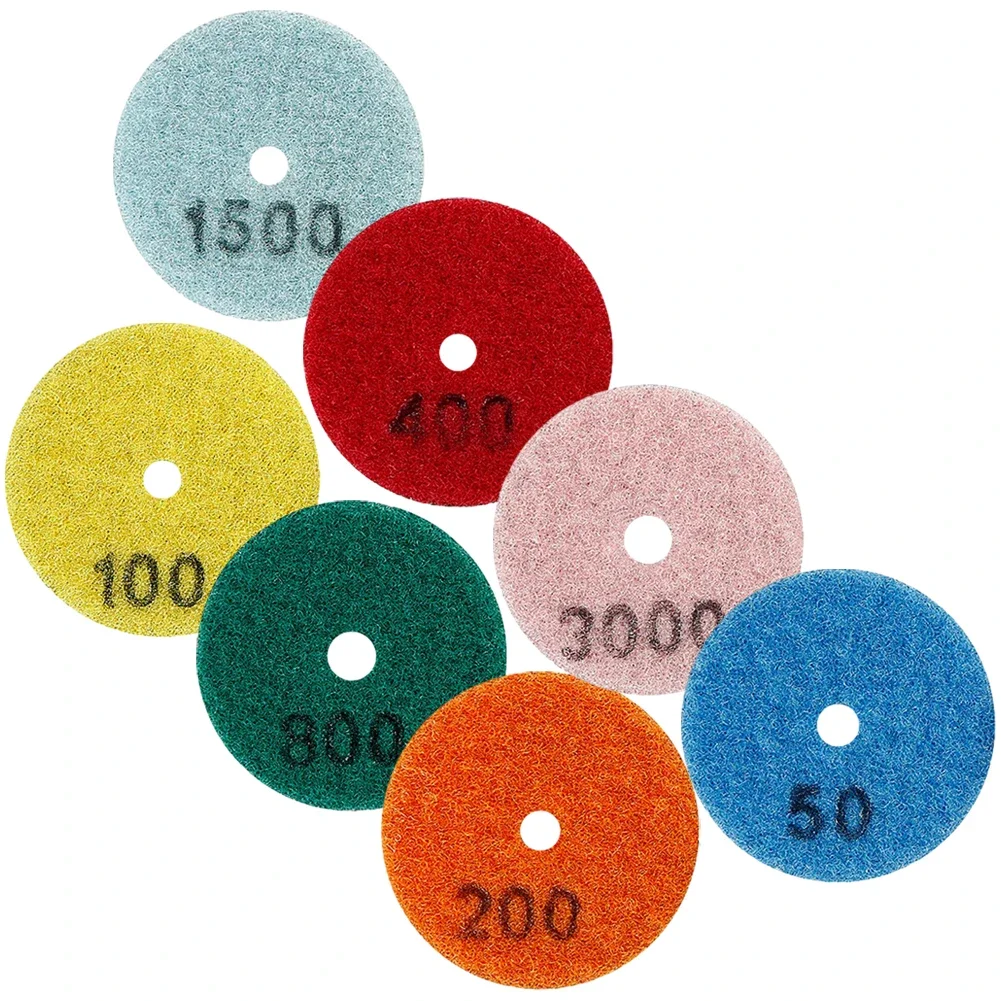 2 Inch  50mm Dry And Wet  Polishing Pad  Type For  Granite Marble Granite Concrete Abrasive Sanding Buff Grinding Disc