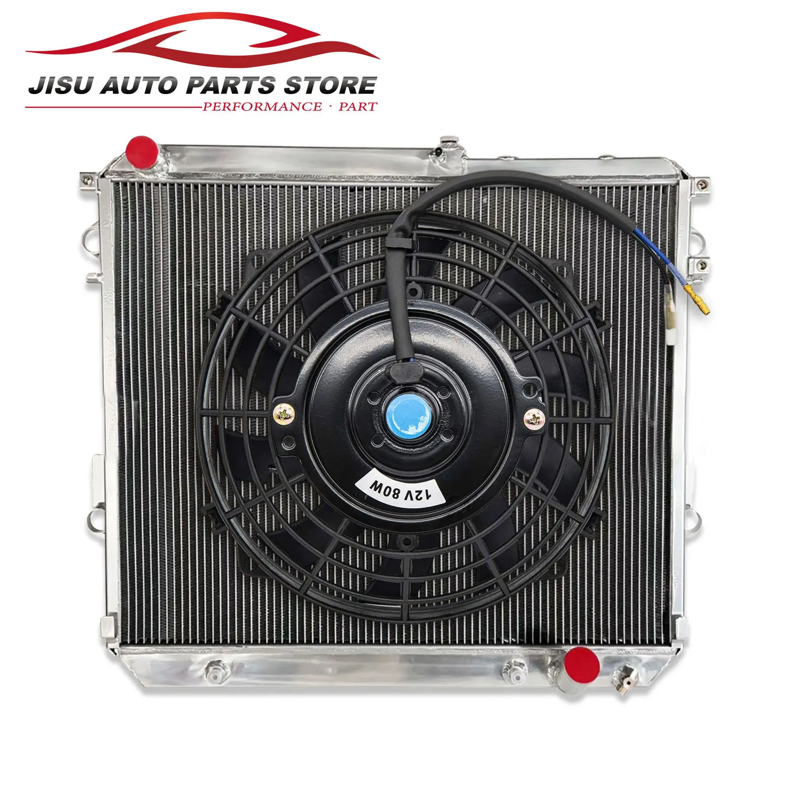 

4-Row Aluminum radiator + Fan for TOYOTA LandCruiser VDJ200L / VDJ200R 4.5D AT 2007-2024