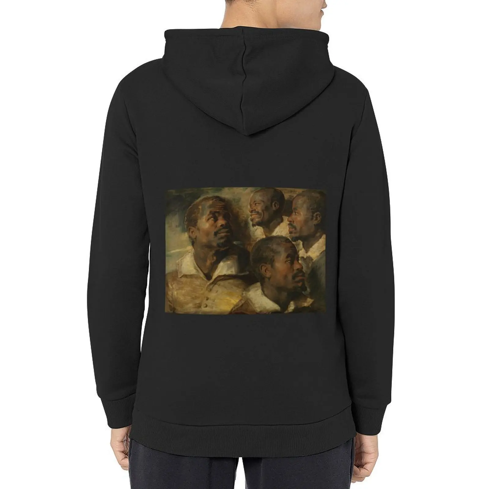 

Rubens - Four Studies of a Head of a Moor - BigArt Hoodie autumn men's sweat-shirt male clothes hoodie streetwear