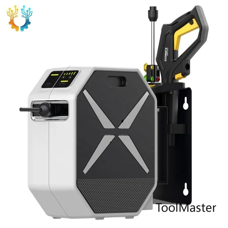 【2026】New 2000W Electric 100FT Retractable Hose Reel Wall Mounted Electric Pressure Washer Machine Cordless Power Washer