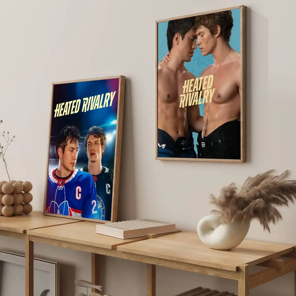 Popular TV Heated Rivalry Poster Suitable For Home Living Room Bedroom Office Bar Wall Decoration Sticker