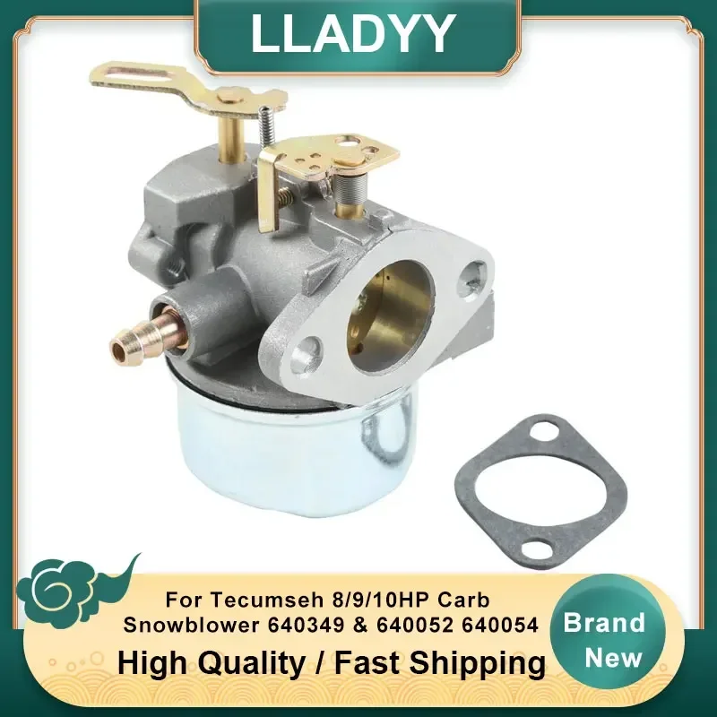 

Carburetor Fits For Tecumseh 8/9/10HP Carb Snowblower 640349 & 640052 640054