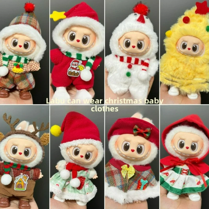 

The New Fashion Is Suitable for Labubu's Cute Christmas Decoration Series Dress Up Clothes Pendant Baby Decoration