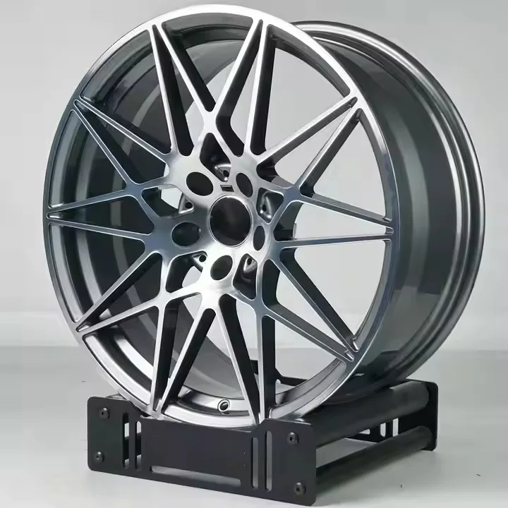 عجلات مزورة 5x120 5x112 لتويوتا BMW F82 F80 M3 F87 F30 18-20 بوصة حافة عالية القوة OE نمط عجلات مصنوعة من خليط معدني مزورة #5