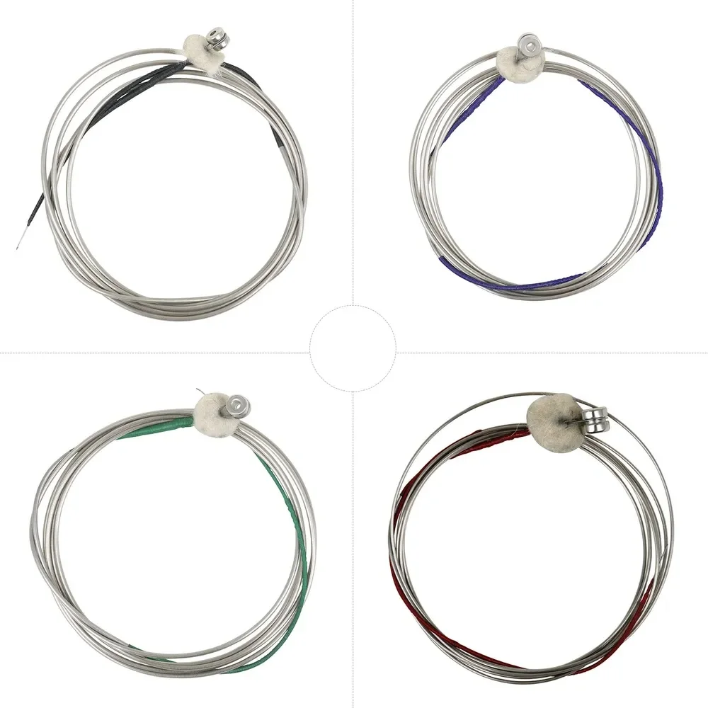 

4Pcs Double Bass and Contrabass Strings Set nickel alloy Wire Medium Light String Electric Bass String Instrument Accessories