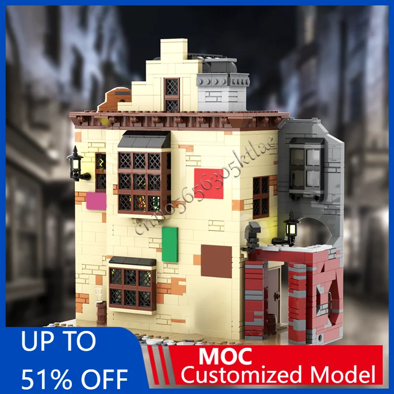 

1389 Parts MOC Famous Movie Series Luxury Pub Model Building Blocks Originality Assembly Bricks For Children Birthday Toys Gifts