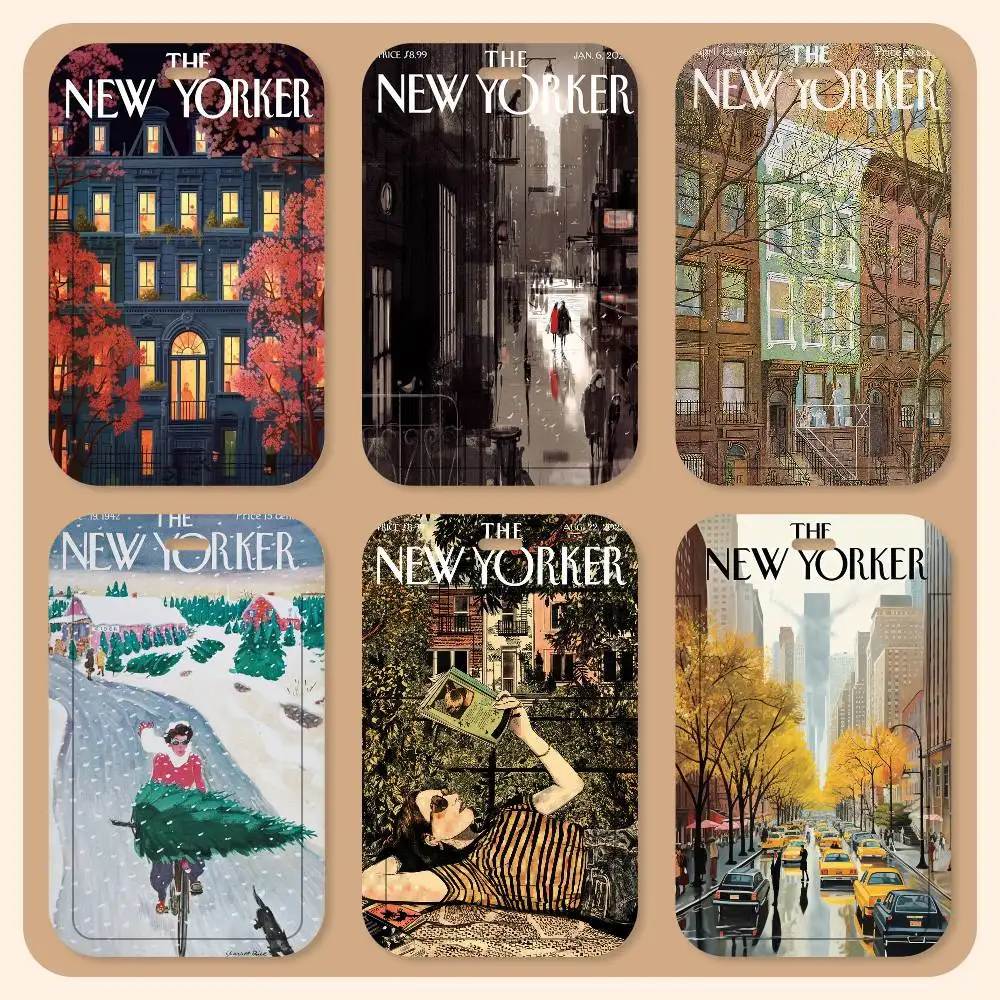 Porta Tarjetas con Cordón para el Revista The New Yorker, Porta Tarjetas de Identificación para Estudiantes, Porta Tarjetas con Correa para el Cuello, Accesorios de Control de Acceso, Regalos