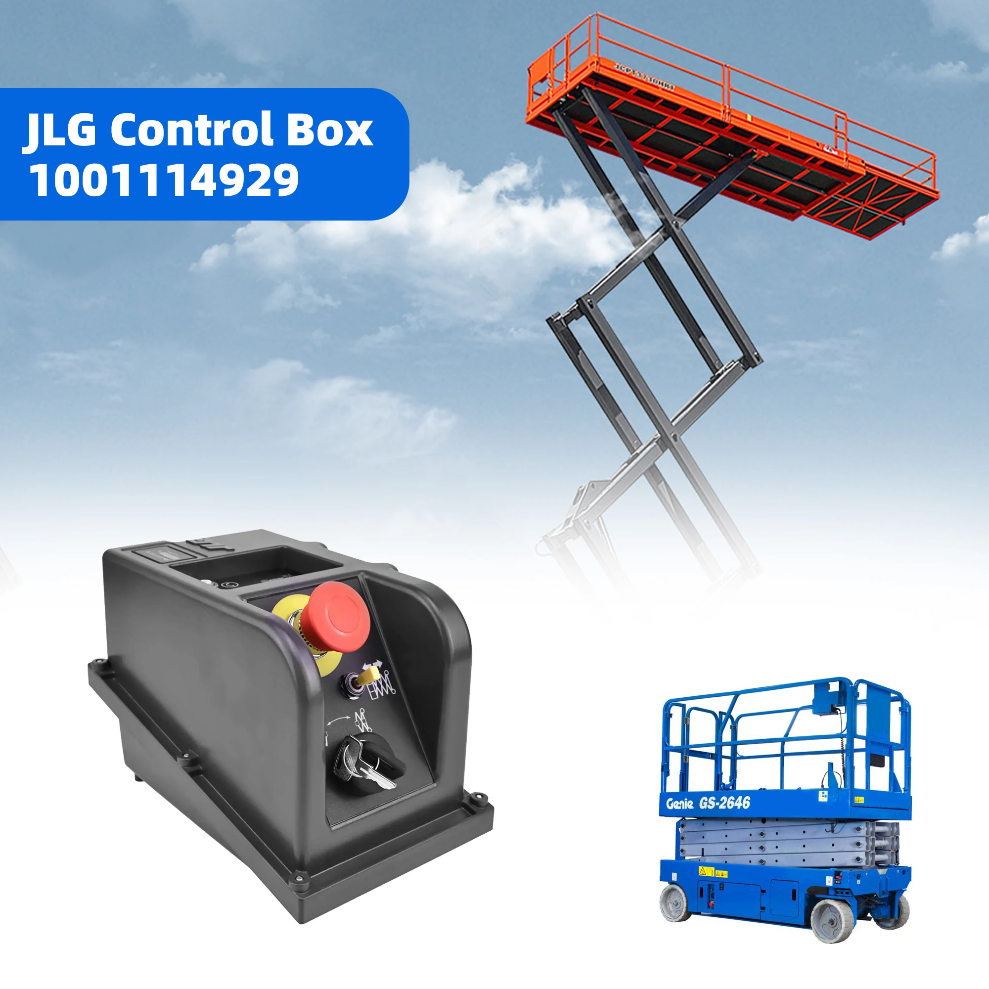 1001114929 Control Box For JLG 1230ES 2030ES 2032ES 2630ES 2632ES 2646ES 3246ES Scissor Lift