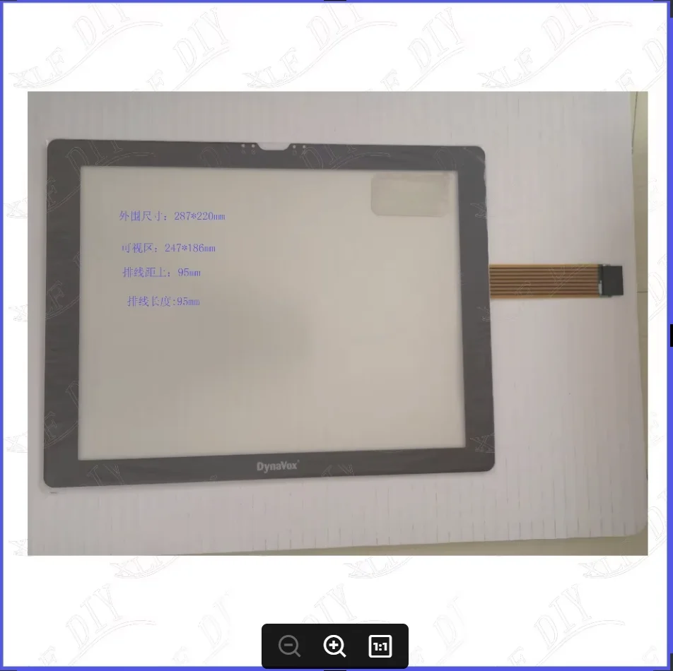 

ZhiYuSun KDT-2609 287mm*220mm 4 wire TOUCH SCREEN touch panel 287*220 for DYNAVOX