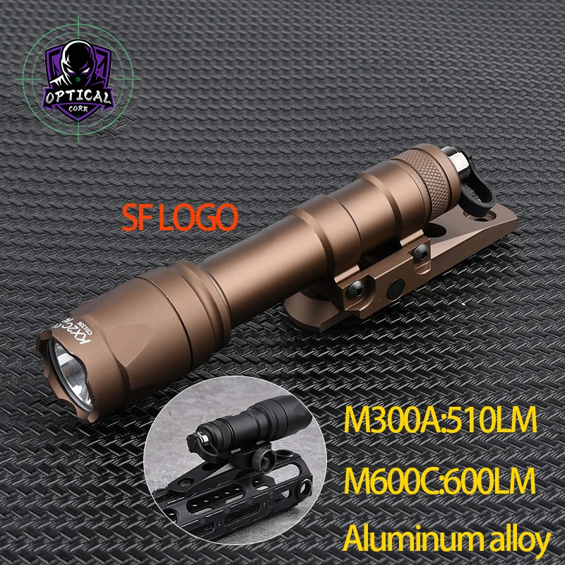 

Крепление для фонаря WADSN на планку Пикатинни для SureFire M300 M600 Scout Light, совместимое с системами M-LOK и Keymod, комплект для лампы M600, алюминиевое