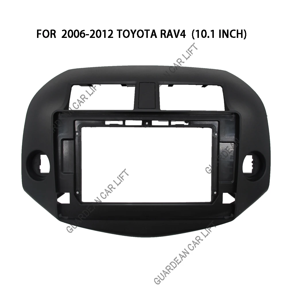 9Inch/10.1Inch  Car DVD Frame Audio Fitting Adaptor Dash Trim Kits Facia Panel For Toyota RAV4 2007-2012 Double Din Radio Player