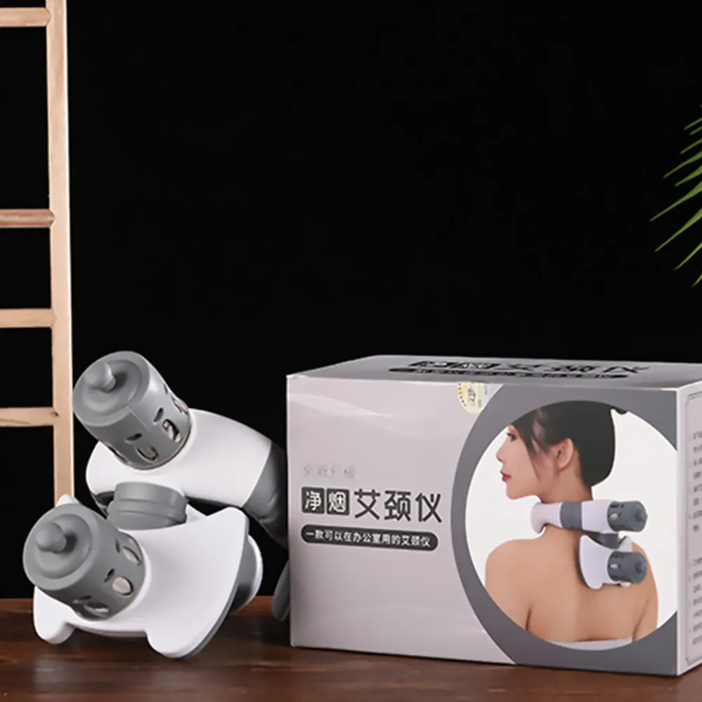 

Neck Moxibustion Box 1Pcs Portable Cervical Vertebra Moxa Massager Ergonomic Design Deep Penetration Alleviate Pain Anytime