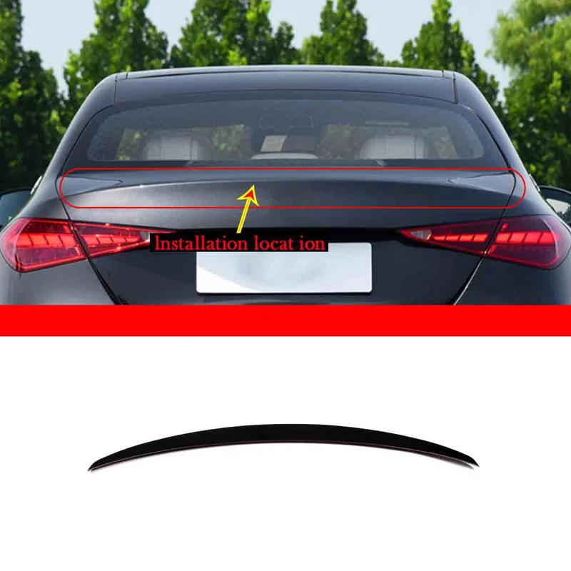 

Накладка на центральную панель приборов из АБС-пластика с узором под карбон для Mercedes-Benz C-Class W206 2022+ (левый руль)