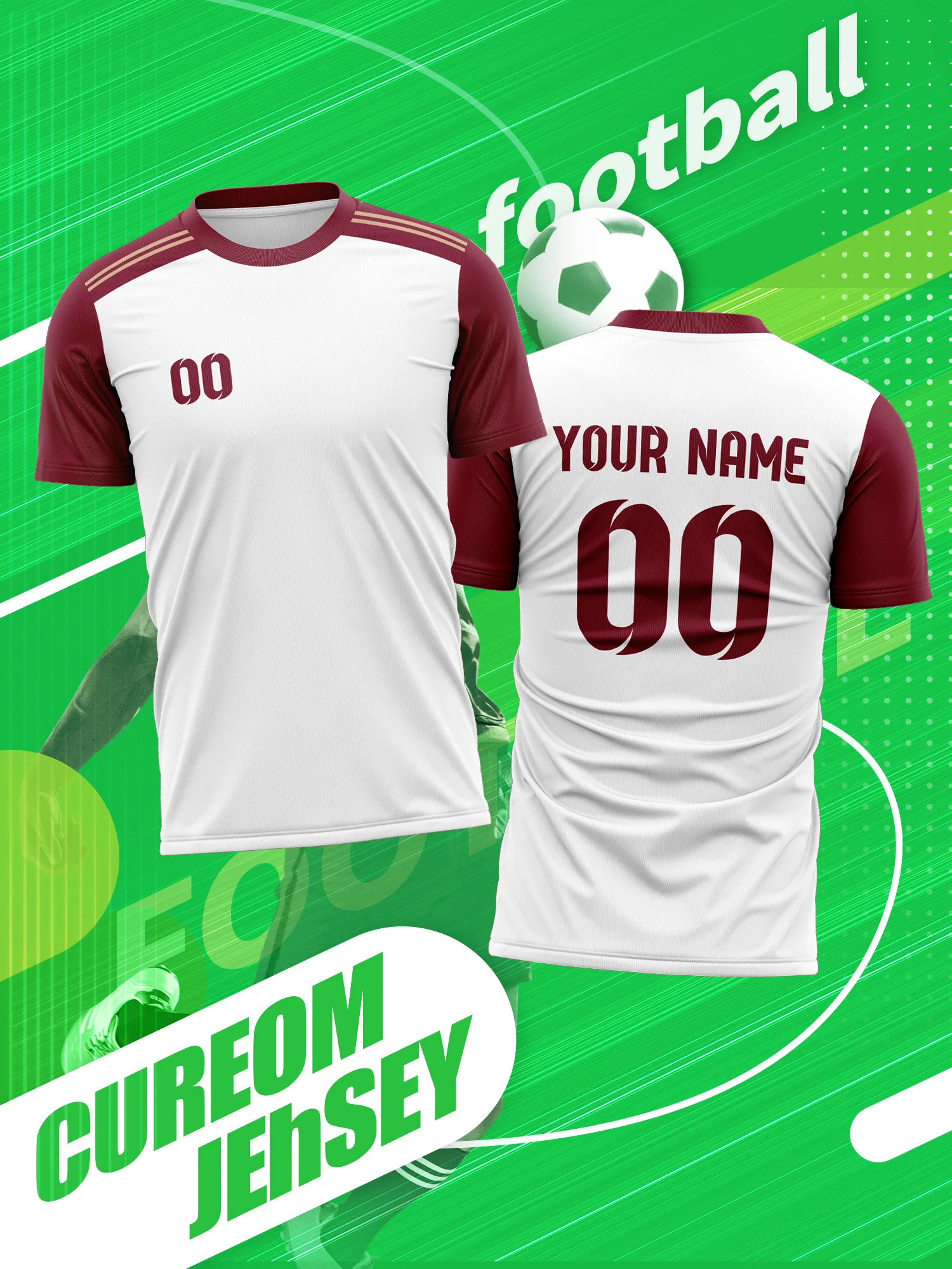 Custom Image Number Name Soccer Jersey,Kids Fun Skill Camp Uniform,Soft Stretch Young Soccer Playful Apparel