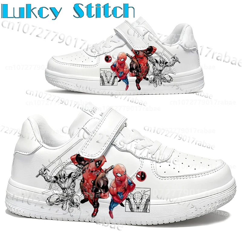 

Deadpool Man Woman Parent Child Shoes Cool Red Black Print Breathable Lightweight Boys Girls Casual Shoes Size 28-40