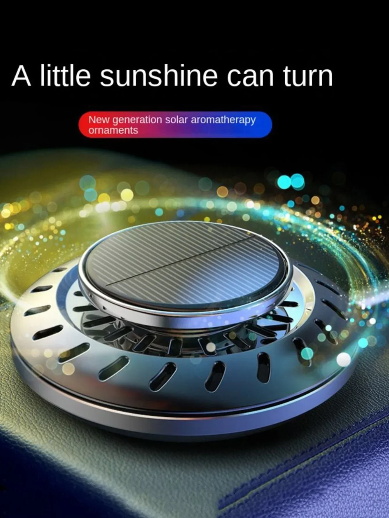 

Air Cleaner Perfume Car Aroma Diffuser for Essential Oils Solar Powered Rotating Eliminate Odor Car Cleaner Perfume Accessories