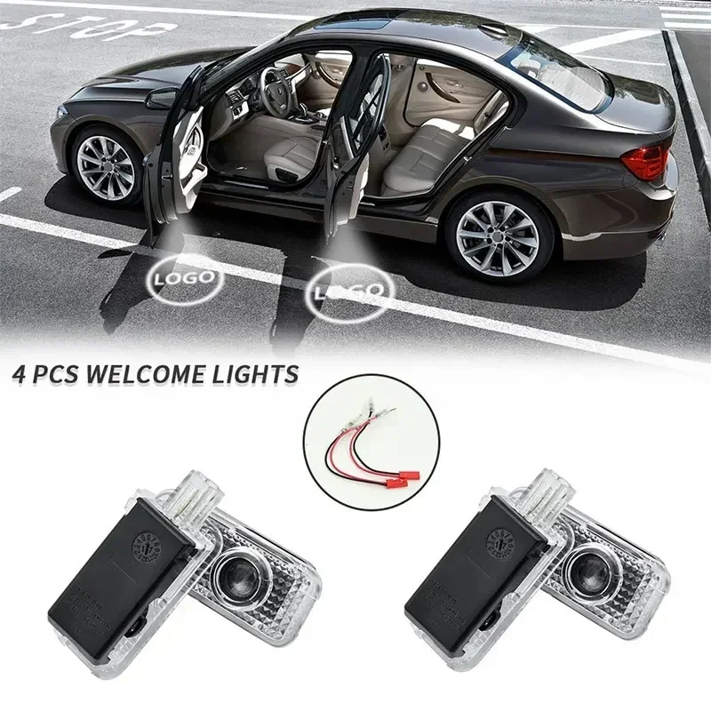 

2Pcs For BENTLEY Continental GT Bentayga Flying Spur LED Car Door Ghost Shadow Lamp Welcome Courtesy Light Bulb Accessories