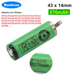 New 570mAh Shaver Battery for Philips PT721 PT722 PT723 PT724 PT726 PT727 PT728 PT729 PT734 PT762 AT751 AT800 AT810 AT811 AT814
