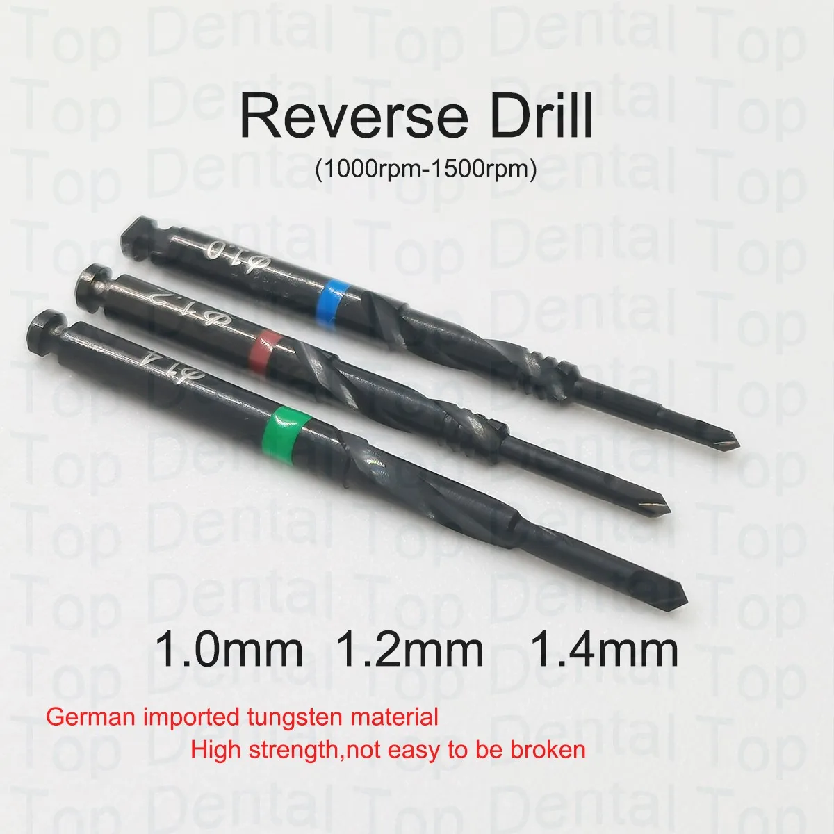 الأسنان كسر زرع المسمار النازع عالية السرعة عكس الحفر فشل تركيبات المسمار مزيل زرع أداة #1