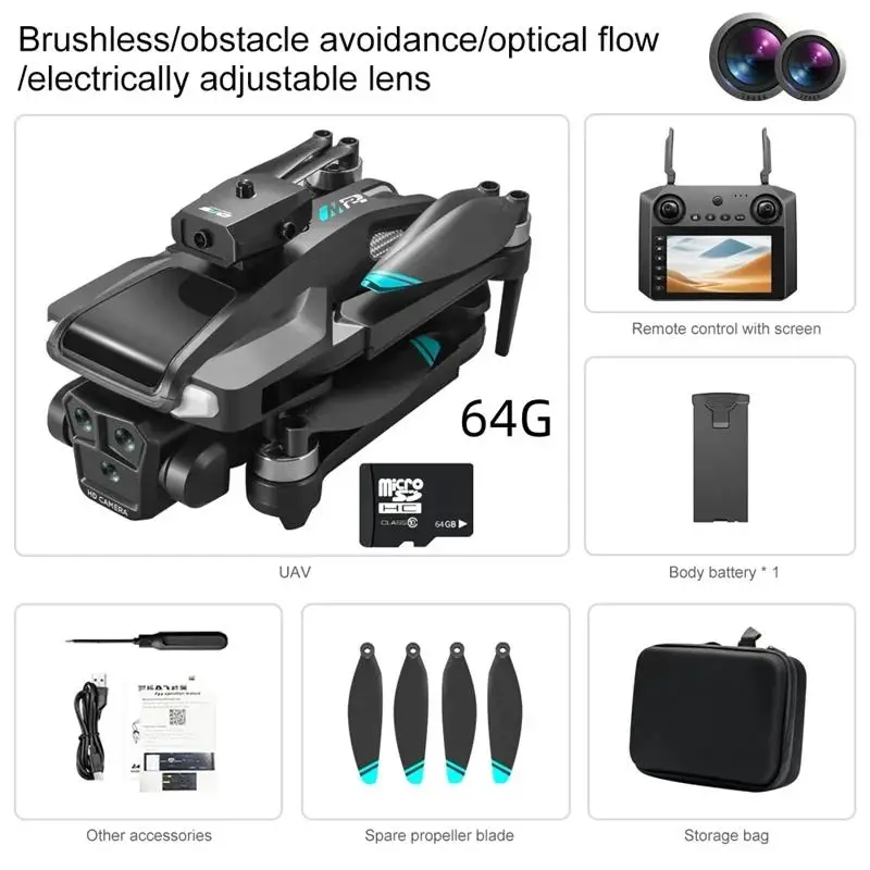 Top Replace Dji M33 Brushless Drone 4k Profesional 8K HD Dual Camera Obstacle Avoidance Aerial Photography Foldable Quadcopter