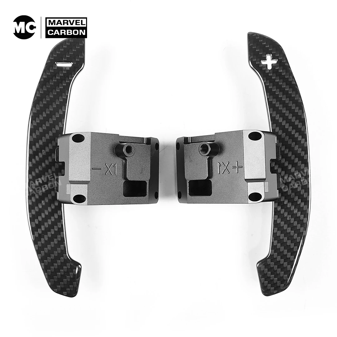 MC Carbon Fiber Magnetic Paddle Shifters For Hyundai N/GT i30N Kona N Ioniq 5 N Elantra N Veloster N Magnetic Attraction Functio