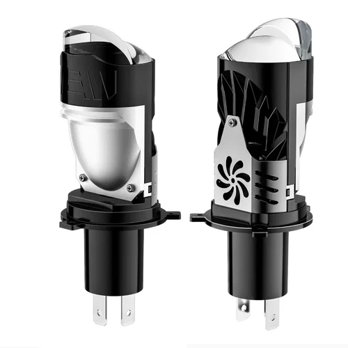 H4 Bi LED Mini lente de proyector LED bombilla de faro de coche 20000LM 100W CANBUS Turbo Auto bombilla H4 luz alta baja bombilla de luz antiniebla 12V