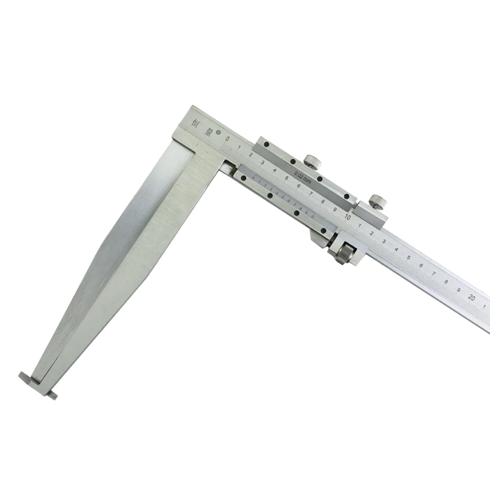 50-500mmx150 50-500mmx200 High Precision Inner Groove Caliper Long Jaw Vernier Caliper