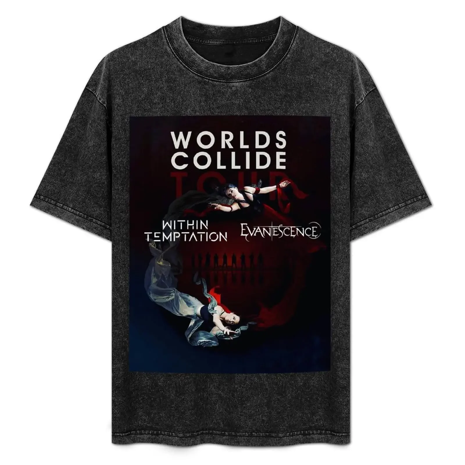 

Sevenev Worlds Collide World Tour 2020 T-Shirt anime stuff vintage clothes Men's clothing