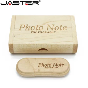 Jasterfreies benutzerdefiniertes Logo USB-Flash-Laufwerk, Pendrive-Holzbox, Geschenkfotografie, kostenloses Logo, 4 GB, 8 GB, 16 GB, 32 GB, 64 GB, 1PC 11 Hauptverkaufsverpackungen - №3