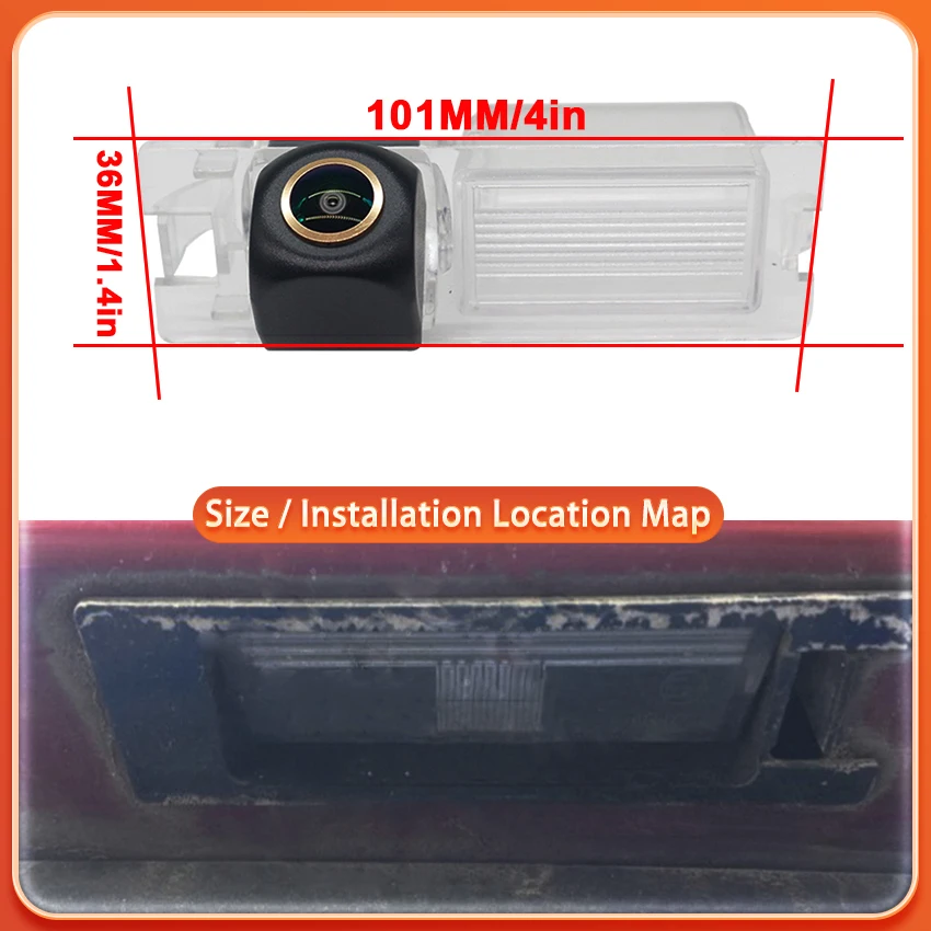 Night Vision CCD HD 170° Golden Fisheye Car Rear View Camera For Fiat Bravo Brava Ritmo Linea Grand Siena Croma Punto EVO 500L