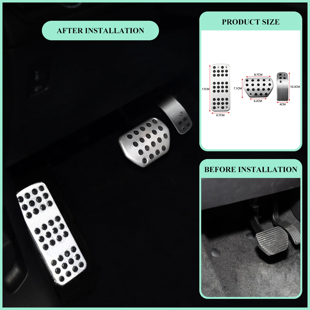 Pedal-Brems- und Kupplungs-Set für PEUGEOT 207 301 307 208 2008 308 408 Cc/CITROEN C3 C4/DS 3 4 6 DS3 DS4 DS6 – Detail 2