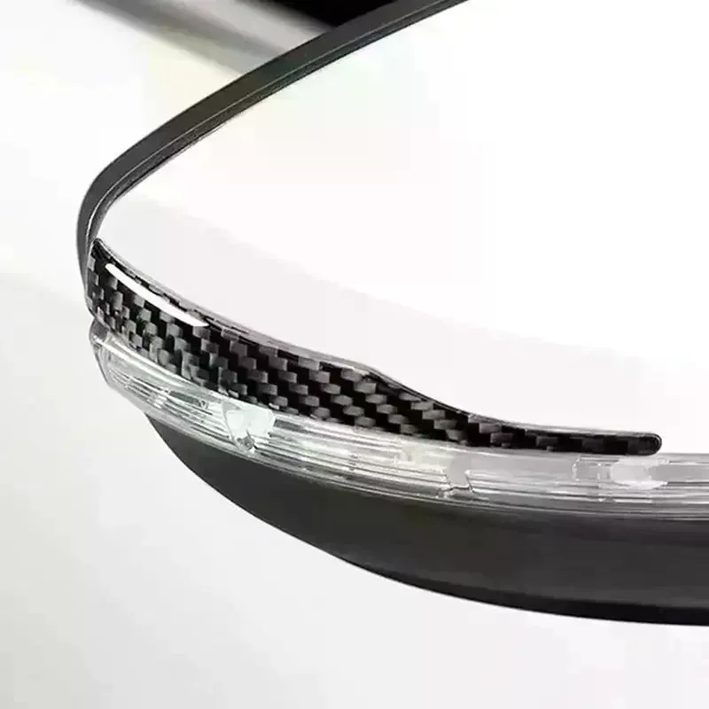 2-Pack Car Rearview Mirror Anti-collision Strips, Reversing Mirror Anti-scratch Strips, Universal Car Stickers